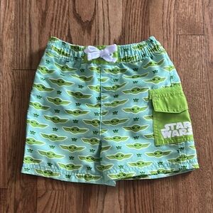 Disney Baby Yoda Swim Shorts